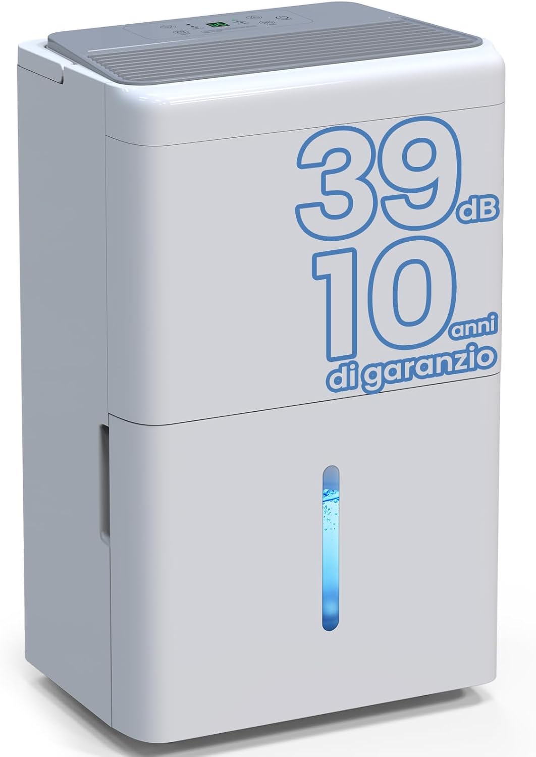 Newentor Deumidificatore elettrico per eliminare l'umidità, deumidificatori portatili per la casa 20L/24h con 3.4L tanica estraibile, filtro rimovibile, Contro l'umidità - adatto fino a 50 m³