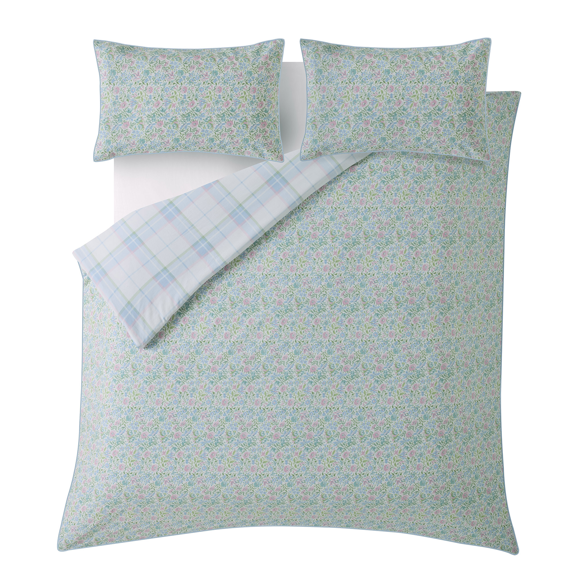 Dekbedovertrek Sherston Powder Blue 220x230 cm