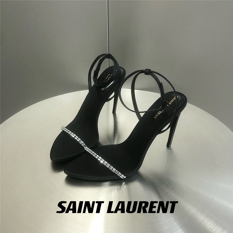 YSL silk rhinestone high heels - Sneaker Replica Workshop