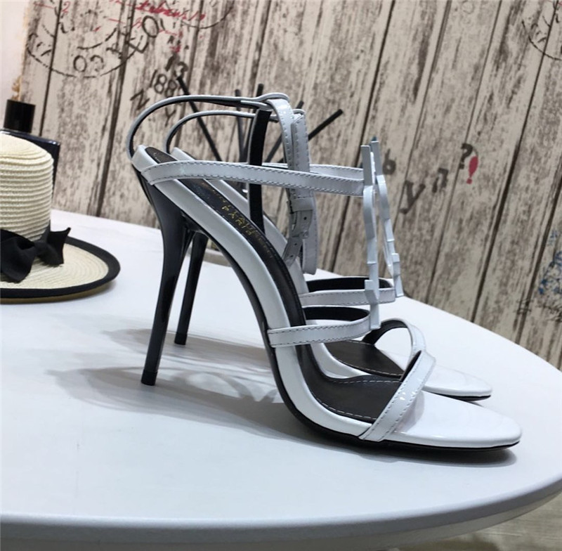 Cassandra YSL Strappy Sandal Silver - Sneaker Replica Workshop