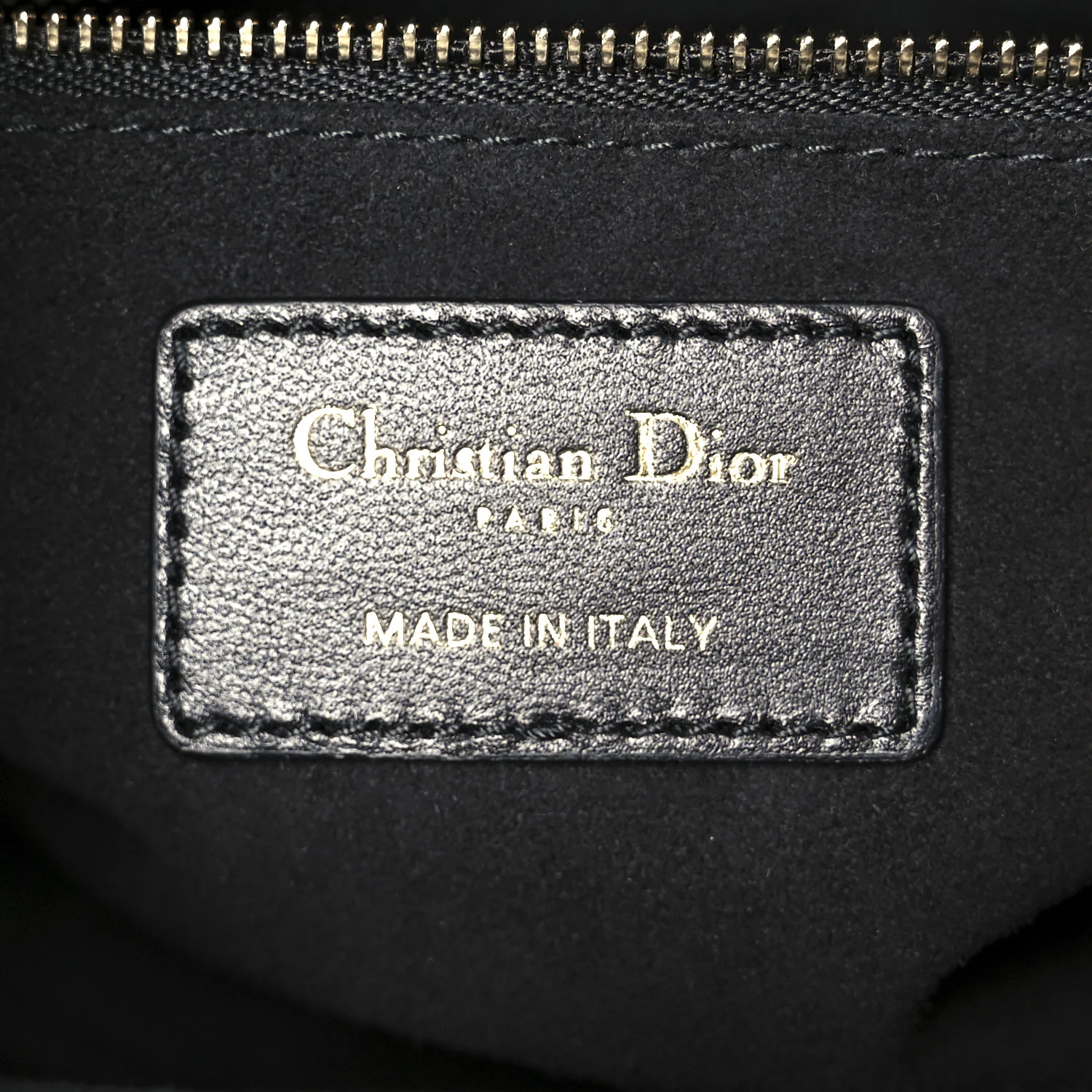 Lambskin Cannage Medium Lady Dior Black - Top Club
