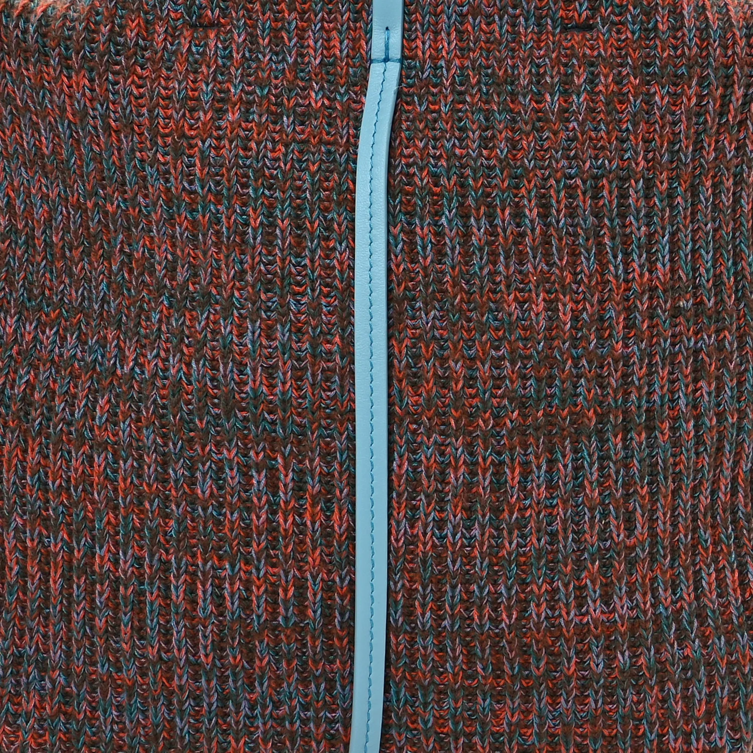 Knit Calfskin Hobo Bag Multicolor - Top Club