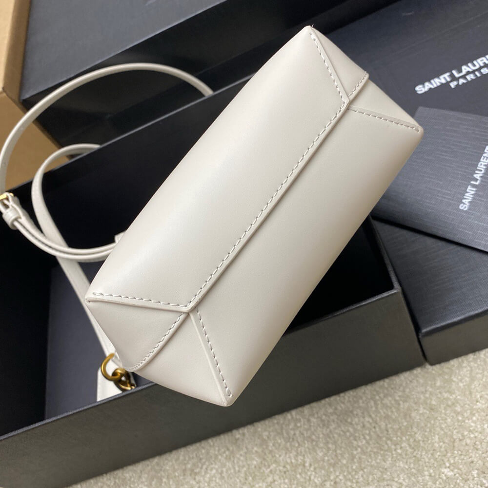 MINI TOY SHOPPING SAINT LAURENT IN BOX LEATHER - Top Club