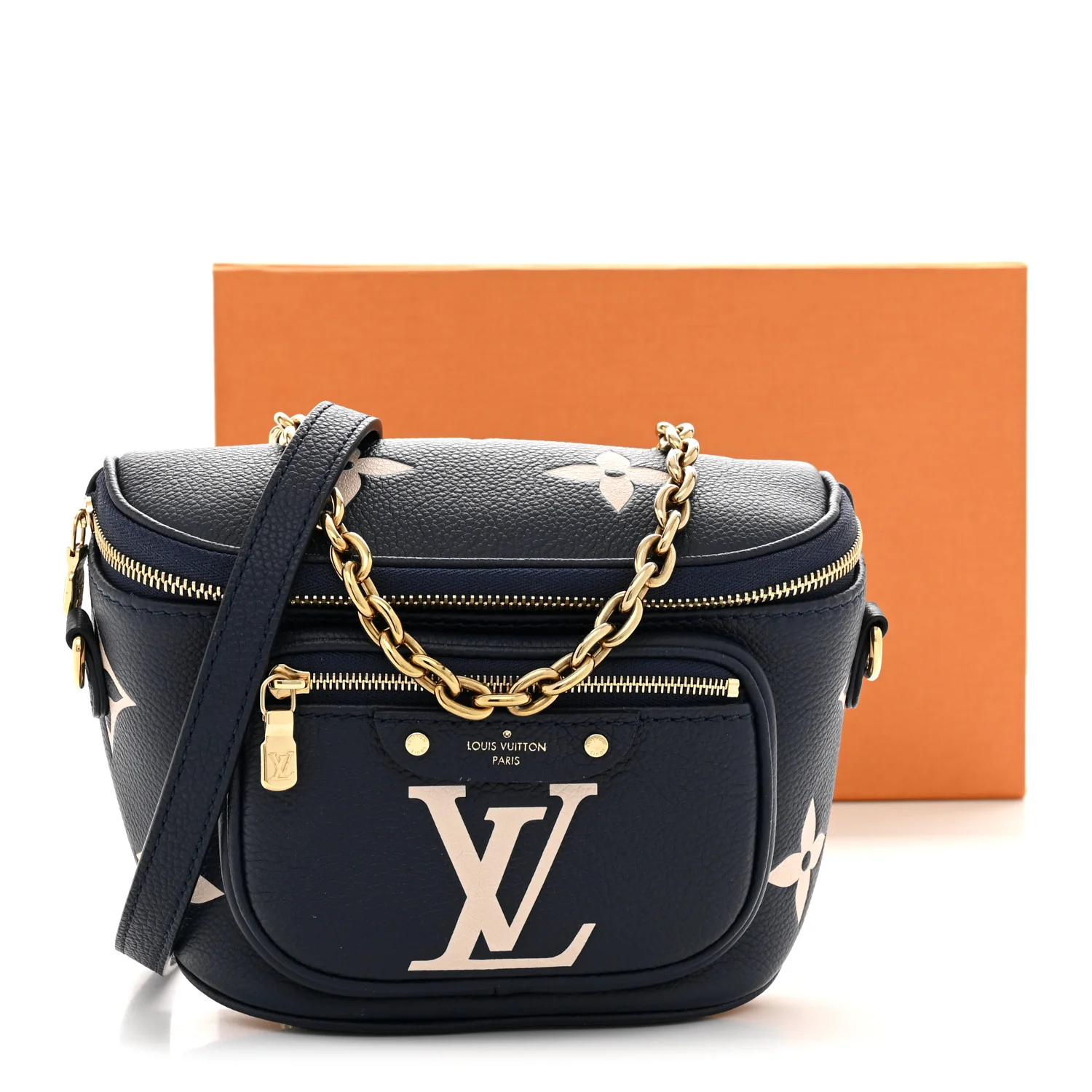 Empreinte Monogram Giant Mini By The Pool Bumbag Blue Beige - Top Club