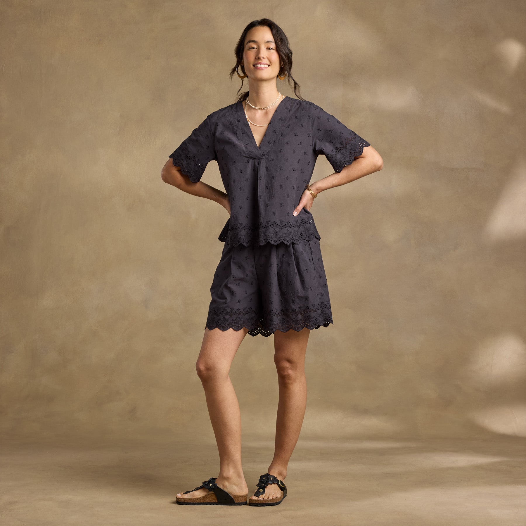 Tara Eyelet Top - Sundance Living