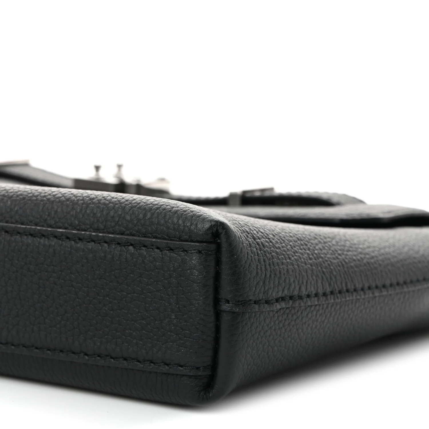 Cuir Millesime Georges Pouch Black - Top Club