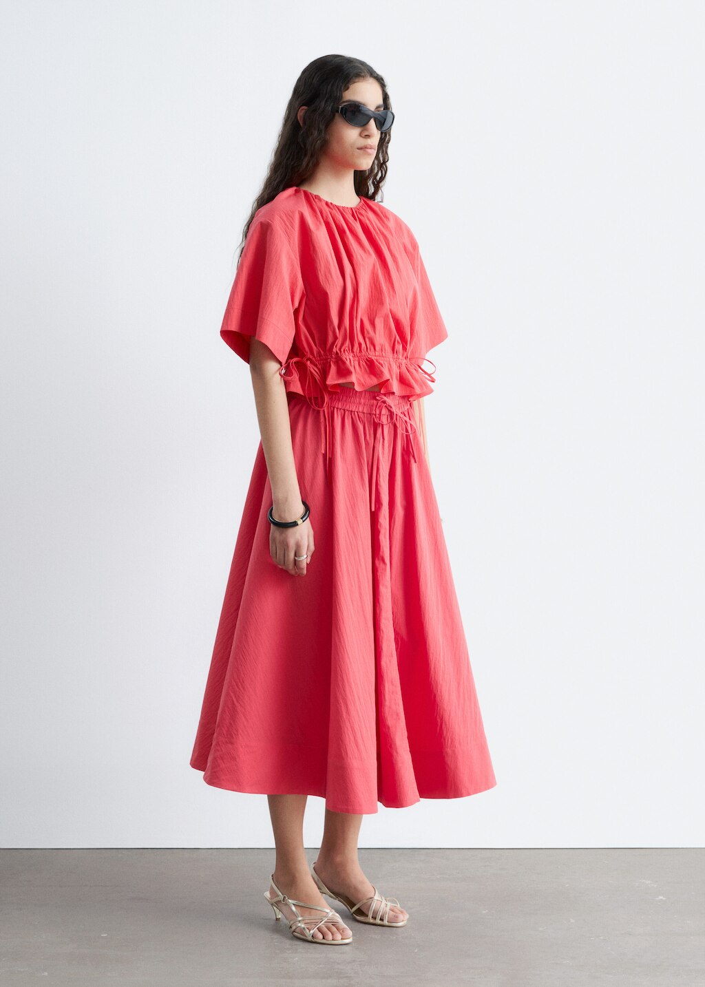 & Other Stories GATHERED A-LINE MAXI SKIRT