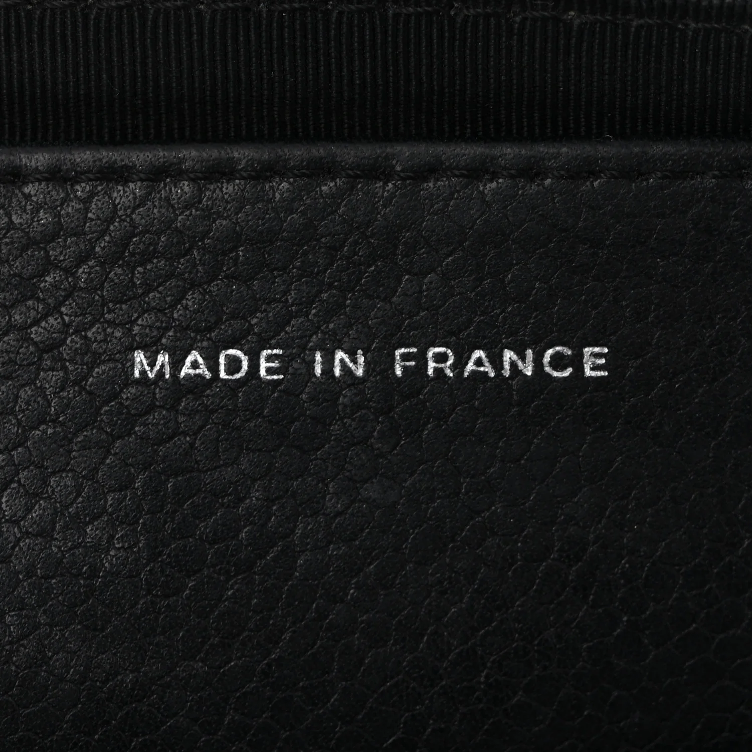 Lambskin Half Moon Wallet On Chain WOC Black - Top Club