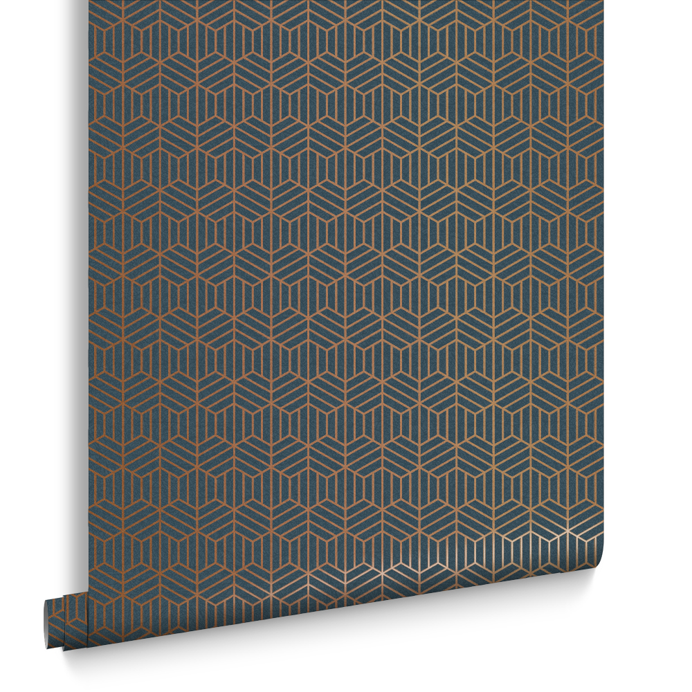 Graham & Brown  vliesbehang  Echo Cobalt Graham & Brown  vliesbehang  Echo Cobalt