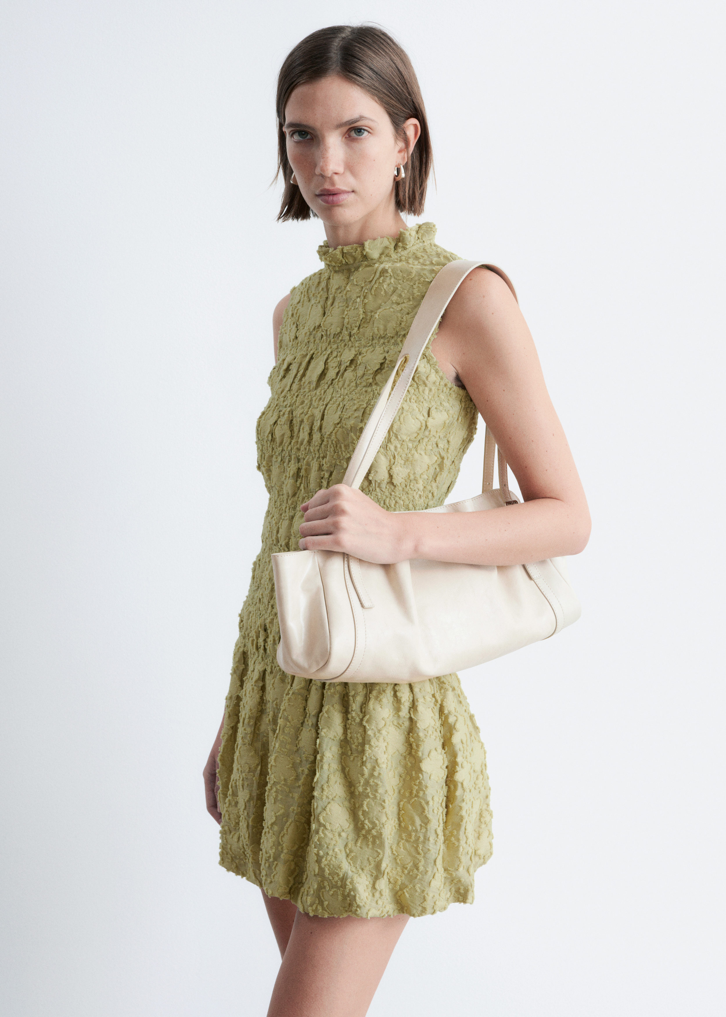 & Other Stories SMOCK MINI DRESS