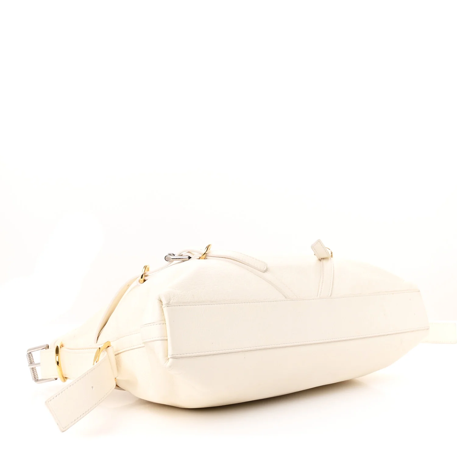 Calfskin Medium Voyou Bag Ivory - Top Club