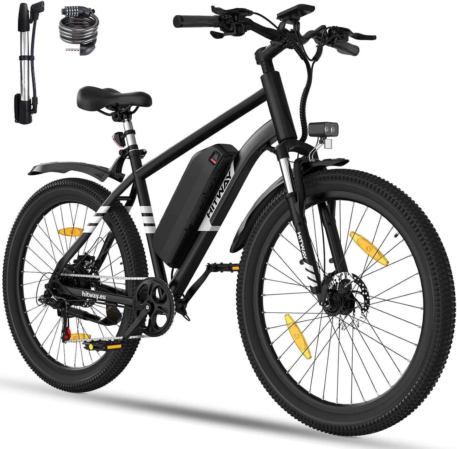 HITWAY Bici Elettrica uomo,27,5