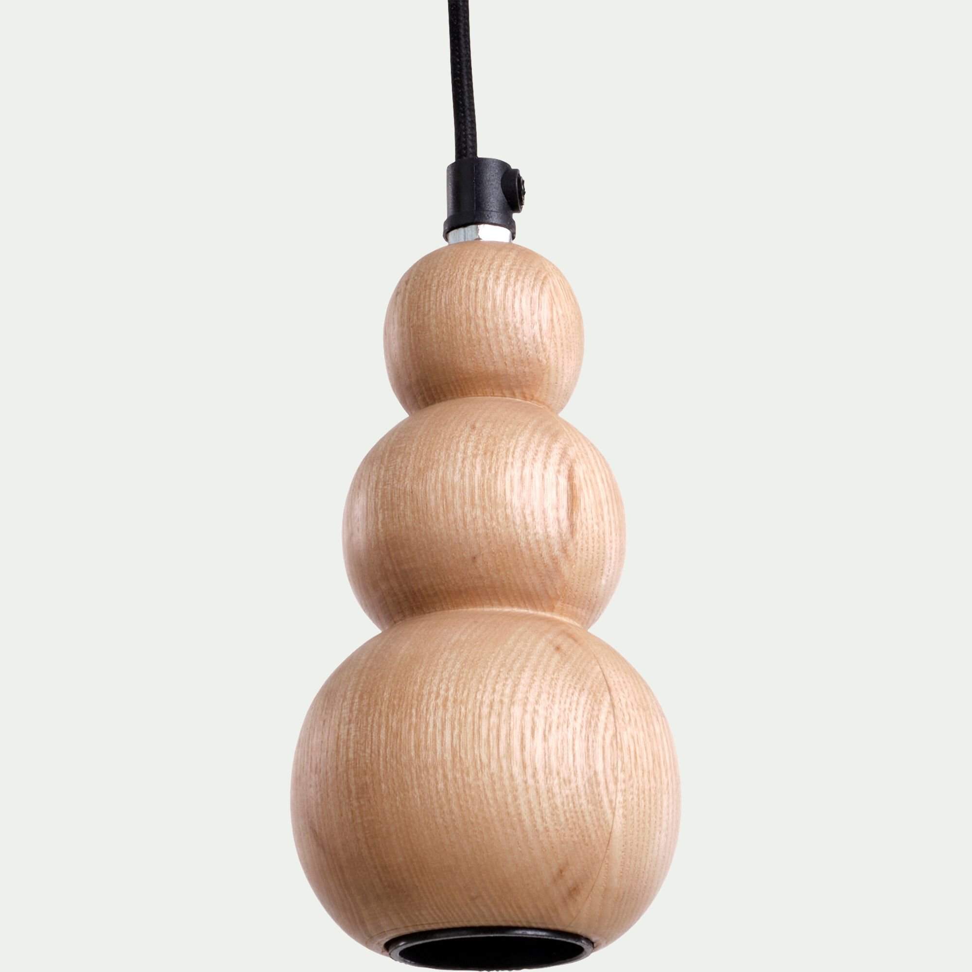 SONYA - Suspension électrifiée en frêne H14,5cm - naturel