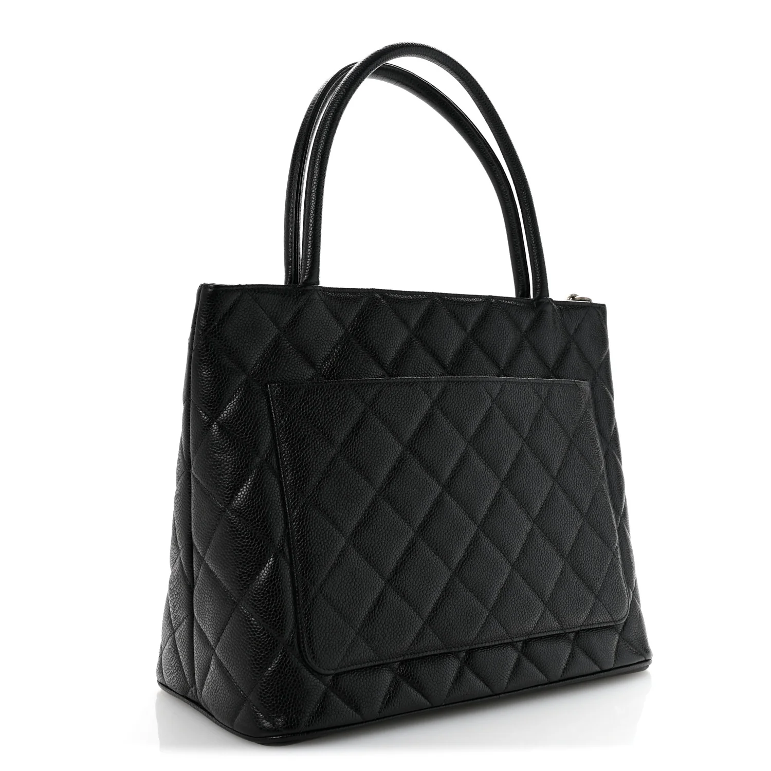 Caviar Quilted Medallion Tote Black - Top Club