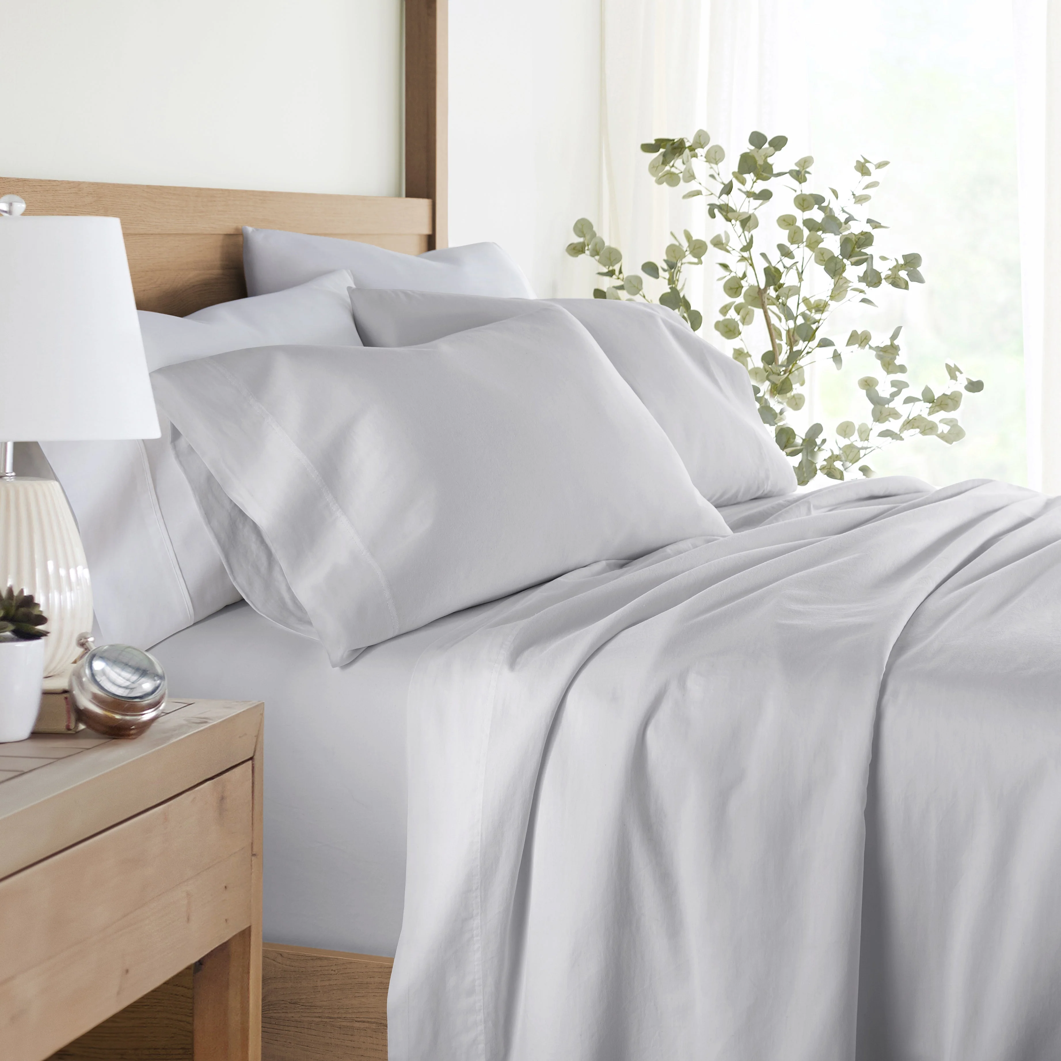 Sale - 4-Piece Long Staple 100% Cotton Sheet Set