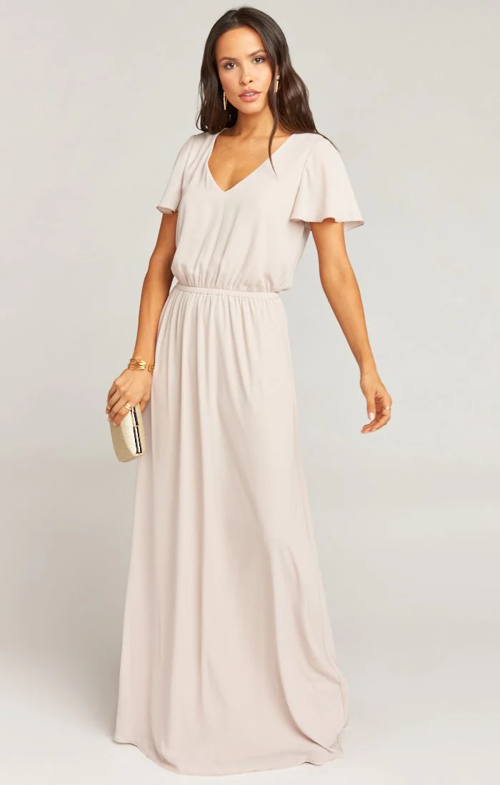 Michelle Flutter Maxi Dress