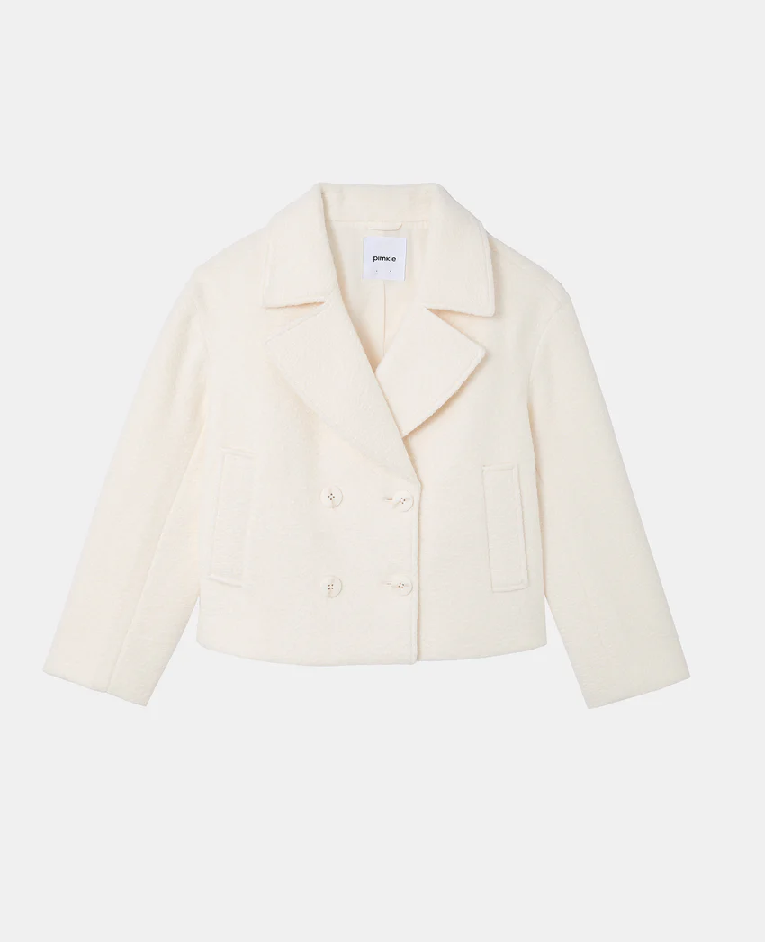 Pimkie Blouson caban effet drap de laine bouclée