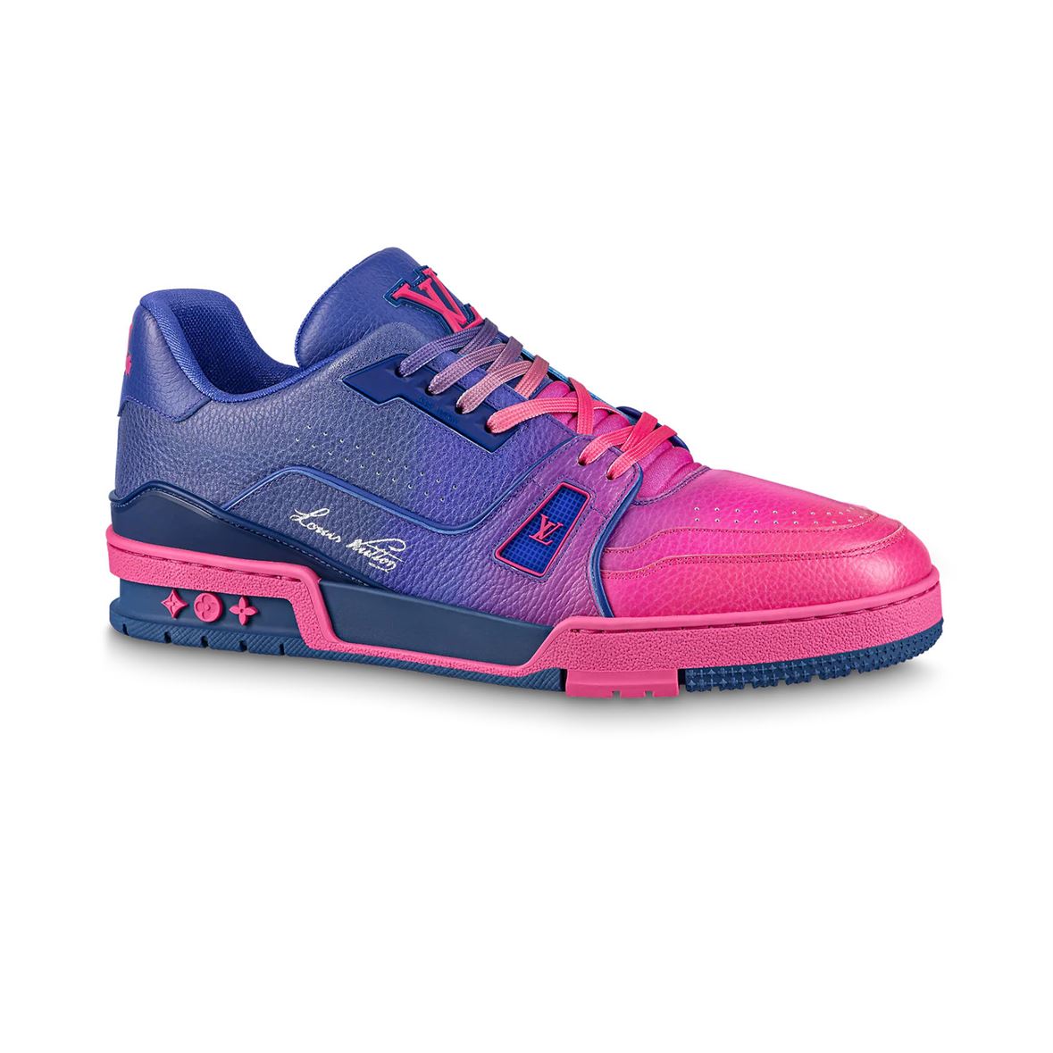 LOUIS VUITTON TRAINER SNEAKERS IN PINK   LVS003 - Sneaker Replica Workshop