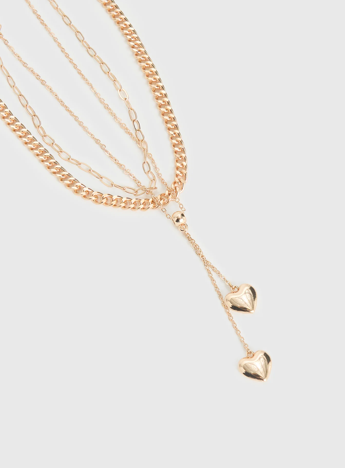 Denmark Layered Necklace Gold