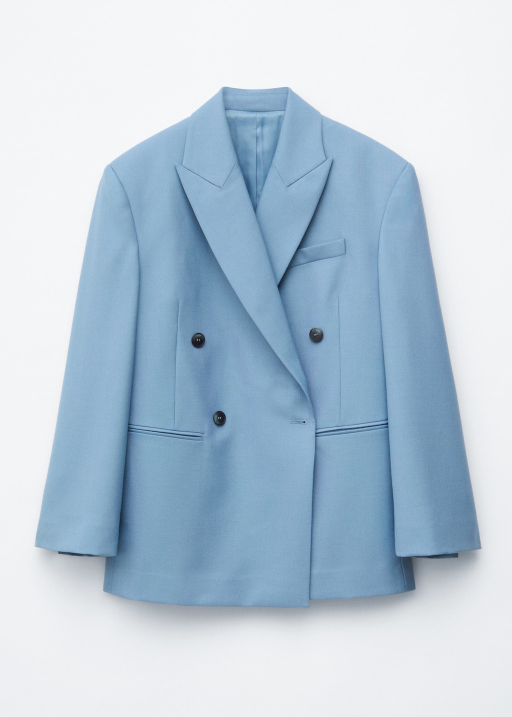 & Other Stories DOUBLE-BREASTED WOOL BLAZER