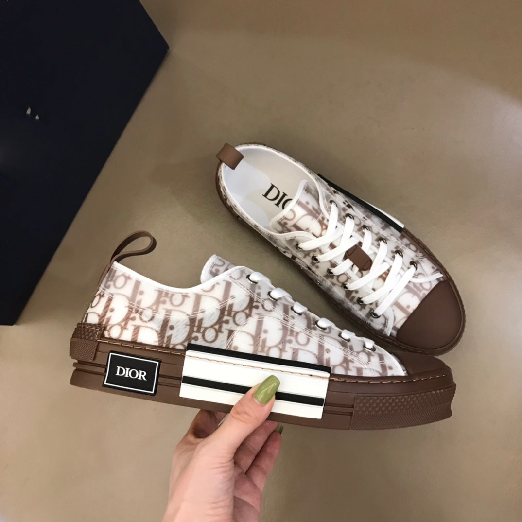 Dior B23 2022 New Style Low Top Logo Oblique Canvas 05 - Sneaker Replica Workshop