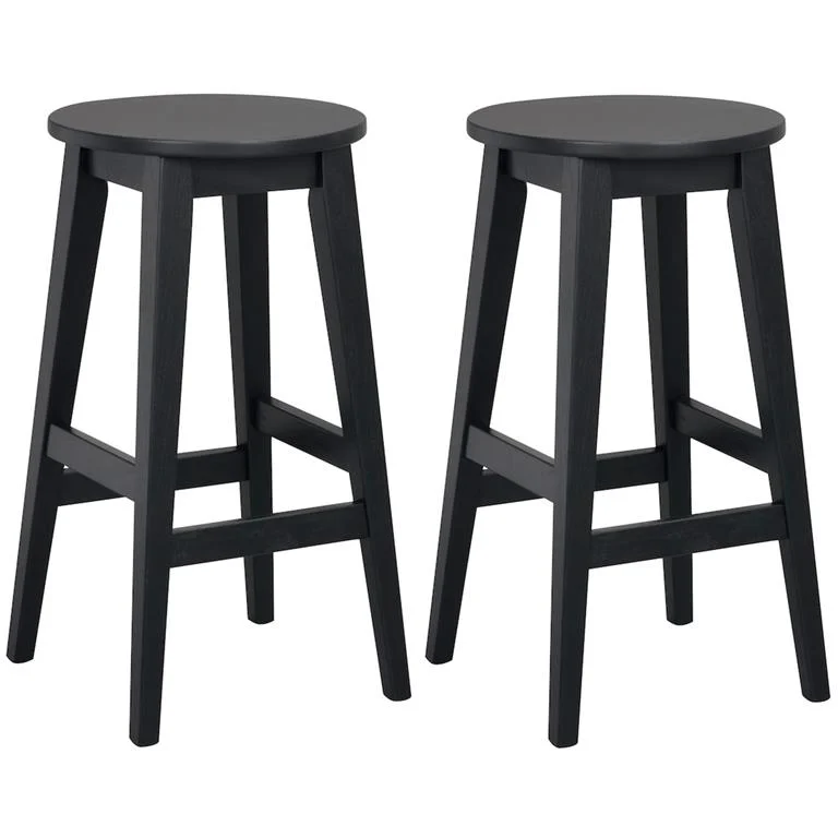 Barkruk Austin 65 cm - set van 2 Zwart