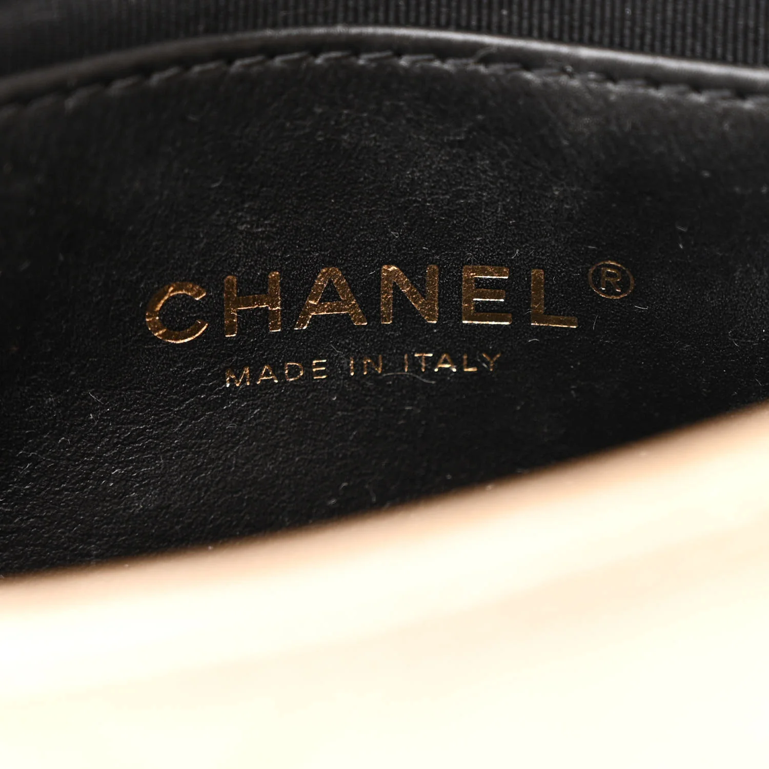 Metallic Lambskin Quilted Mini Lacquered Chain Flap Gold - Top Club