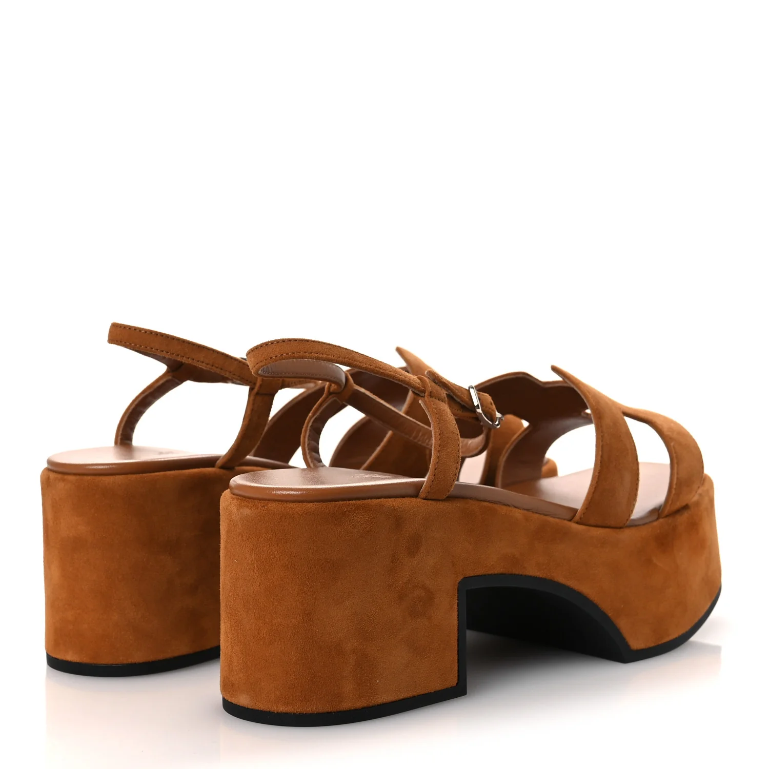 Suede Goatskin Jam 30 Sandals 40 Naturel - Top Club