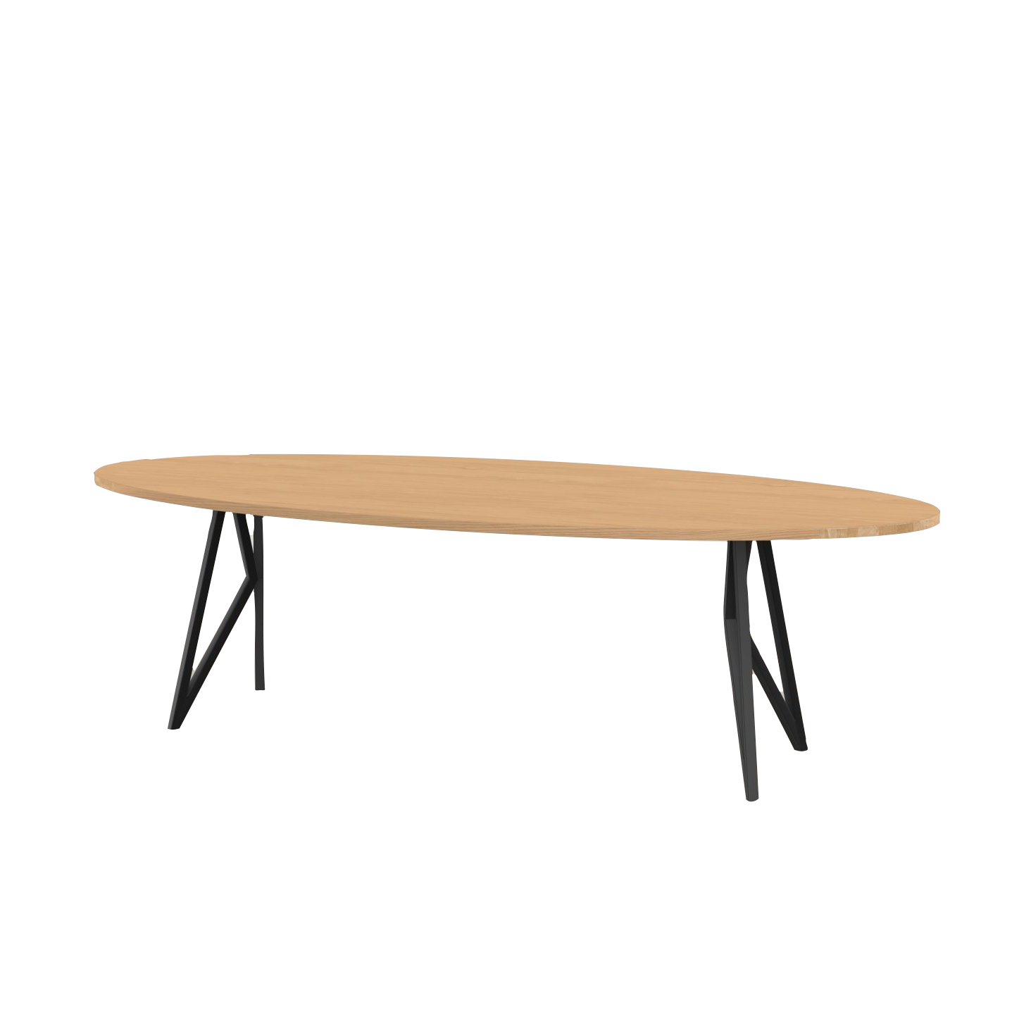 Studio HENK tafel Butterfly Ovaal, zwart frame - Smart Colle