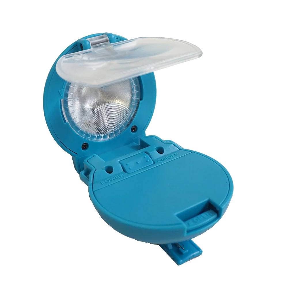 FLASHLIGHT AND MAGNIFYING MAP READER - blue