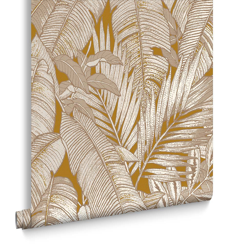 Graham & Brown  vliesbehang  Paradys Tumeric Graham & Brown  vliesbehang  Paradys Tumeric