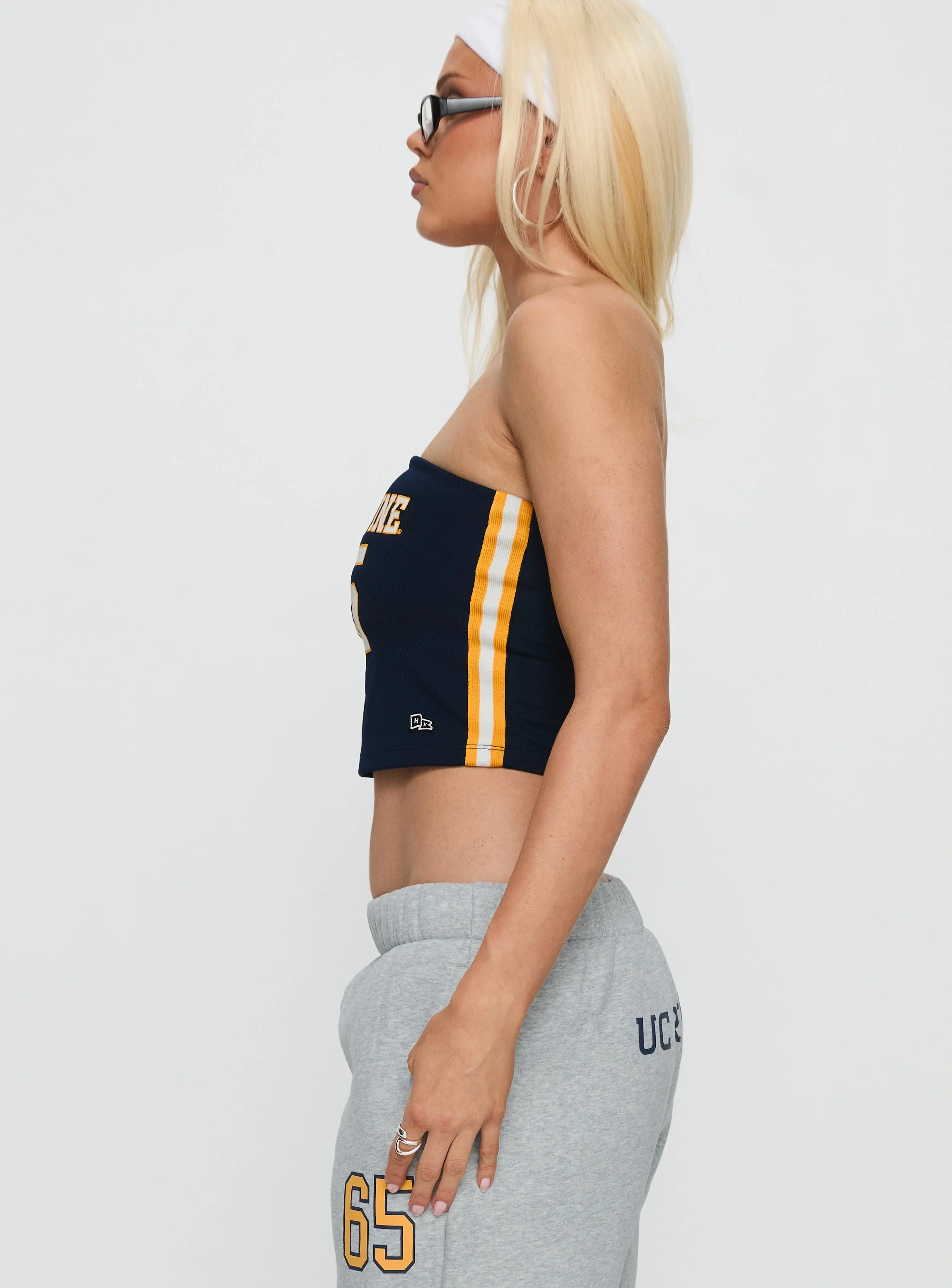UC Irvine Jersey Tube Top Blue
