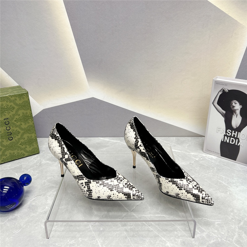 gucci pointed toe metal high-heeled shoes - Sneaker Replica Workshop