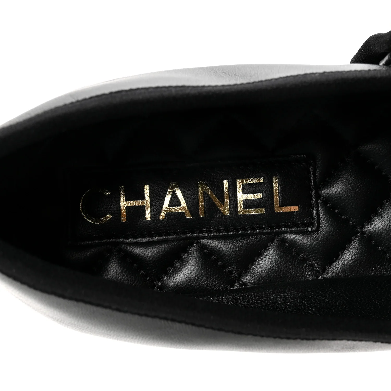 Lambskin Mary Jane Flats 36.5 Black - Top Club