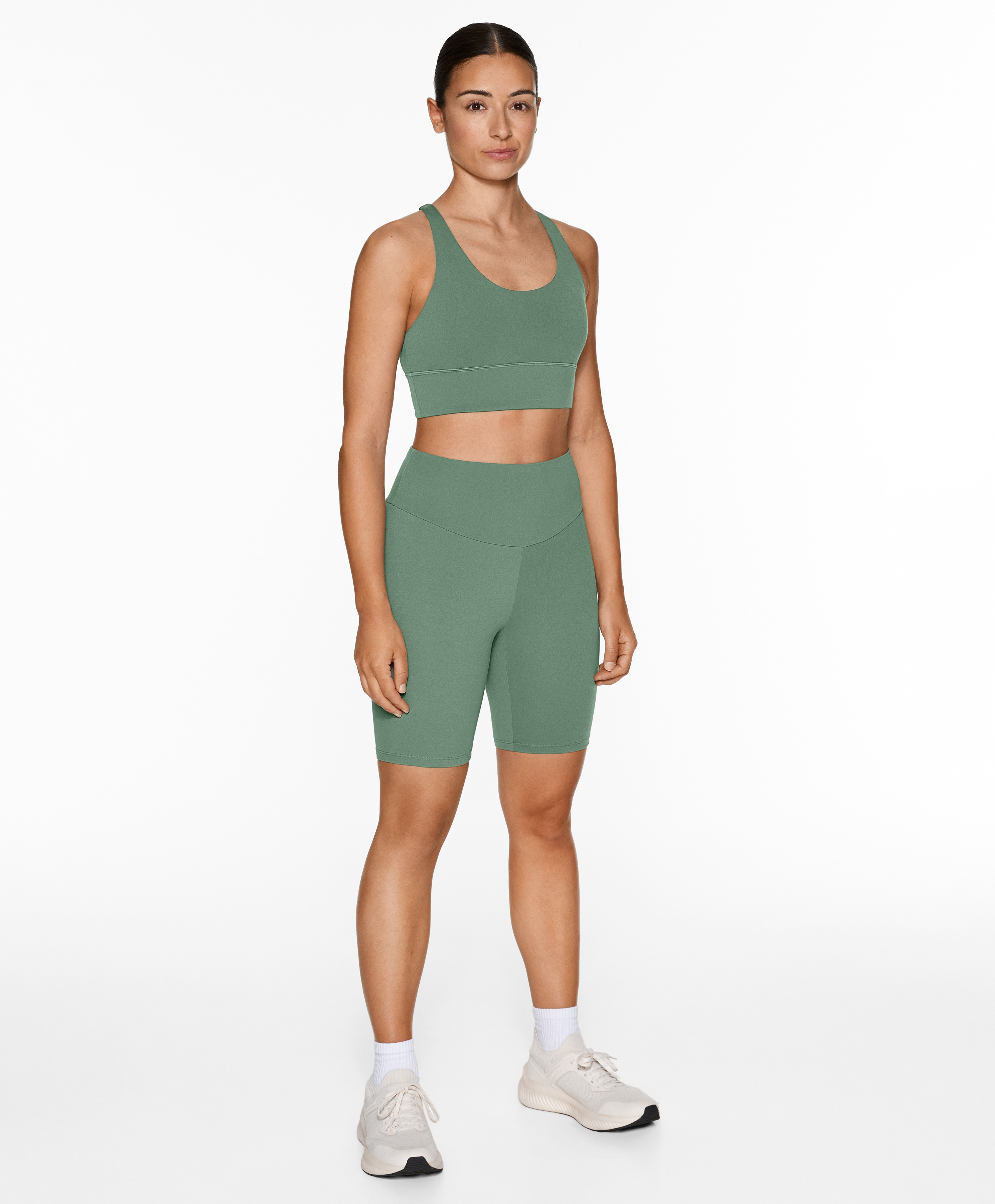 OYSHO Comfortlux high-rise 20cm biker leggings
