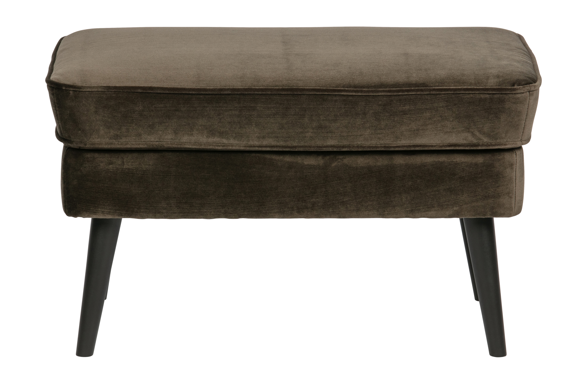Hocker Rocco fluweel - Warm groen