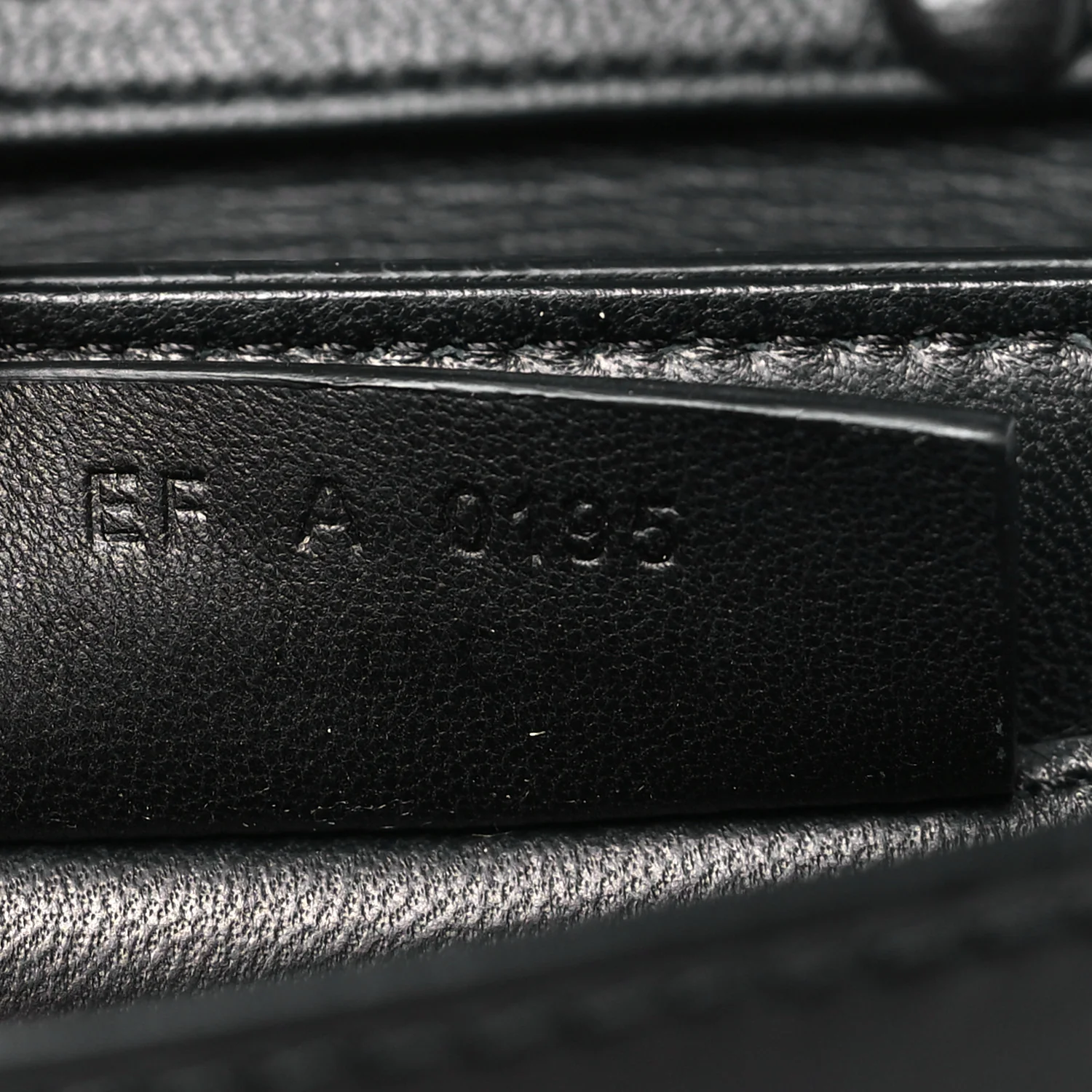 Calfskin Bow Cut Chain Wallet Black - Top Club