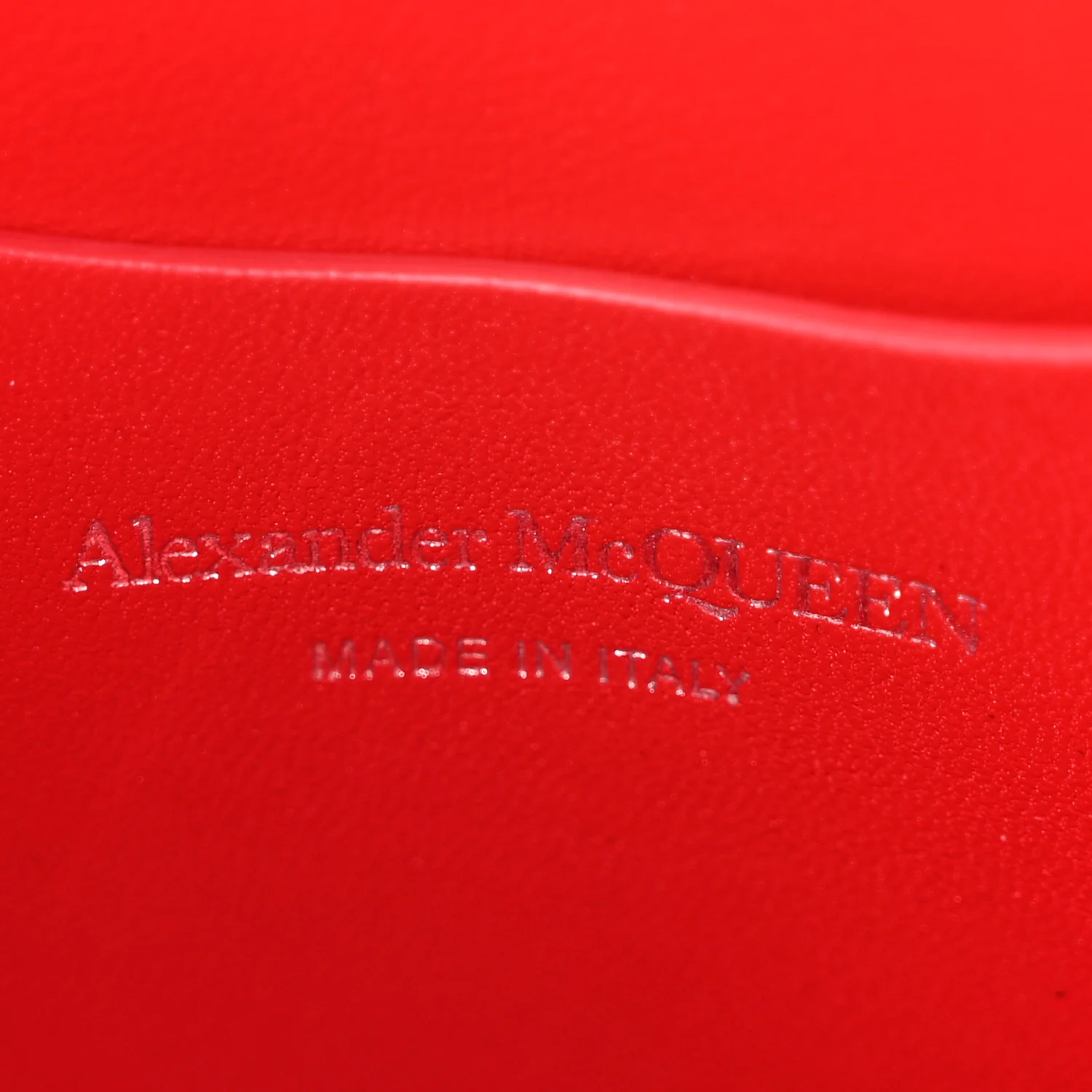 Calfskin Slash Pouch Welsh Red - Top Club