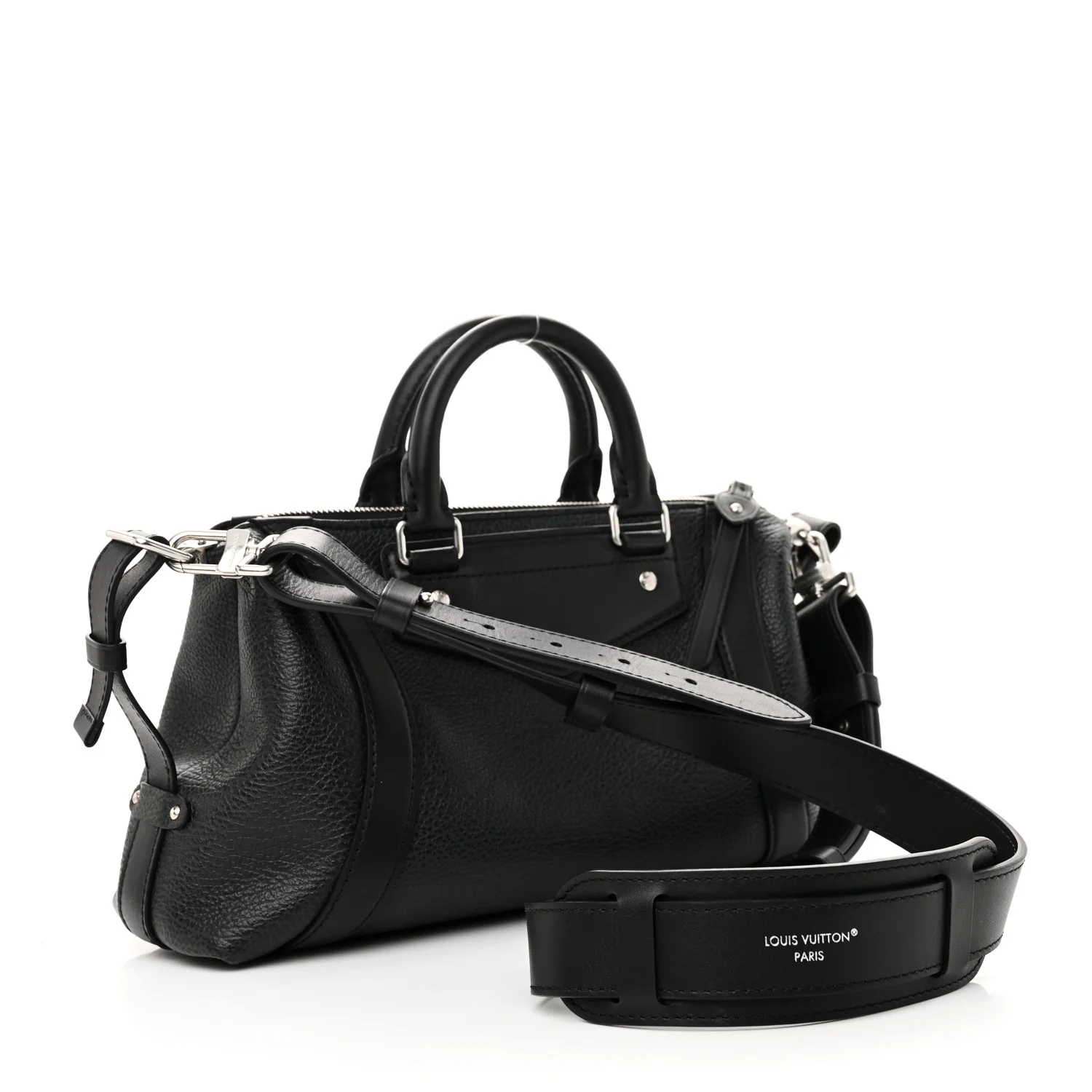 Pixel Lambskin LV Biker PM Black - Top Club