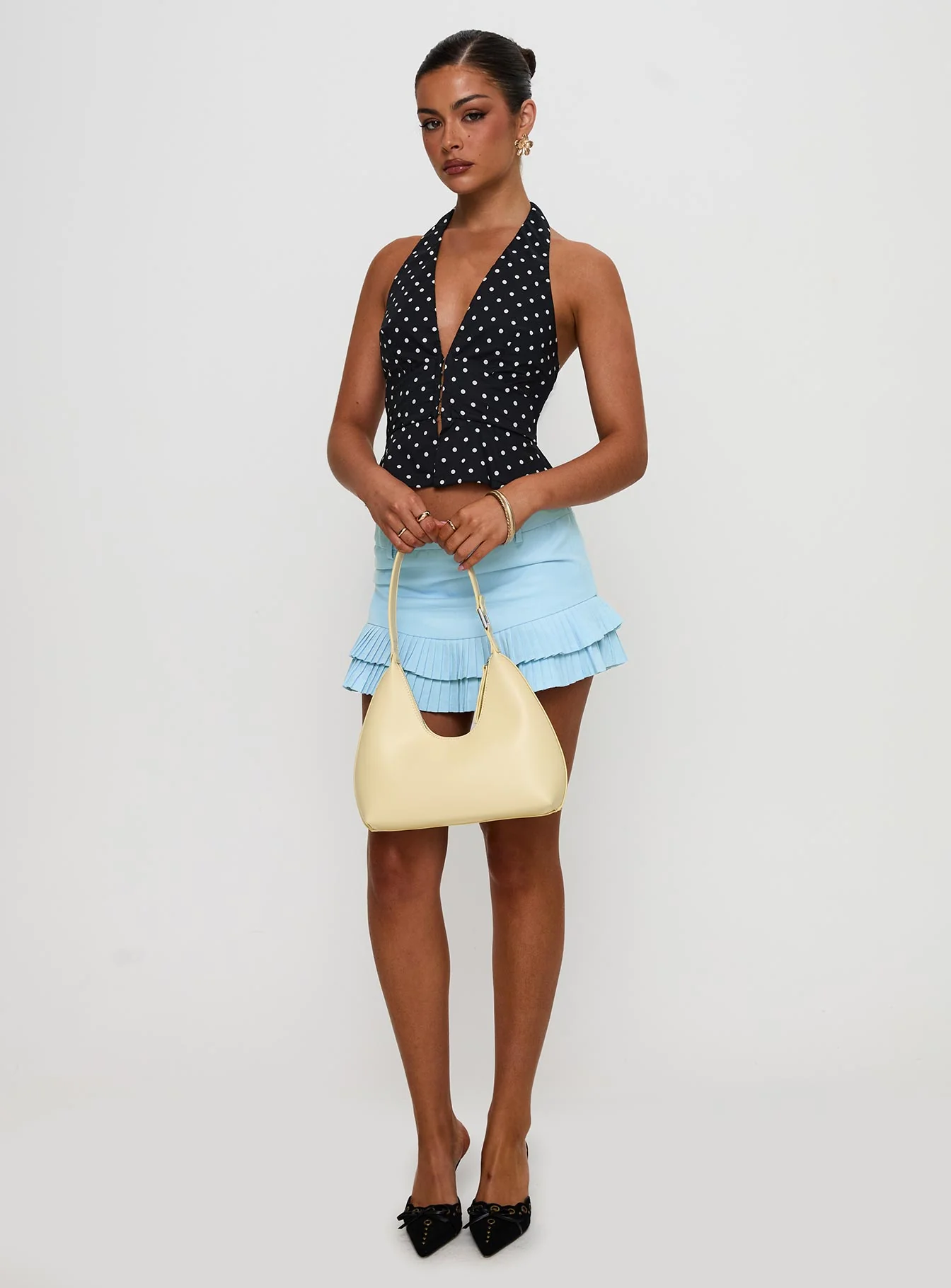 Pleasing Top Polka Dot