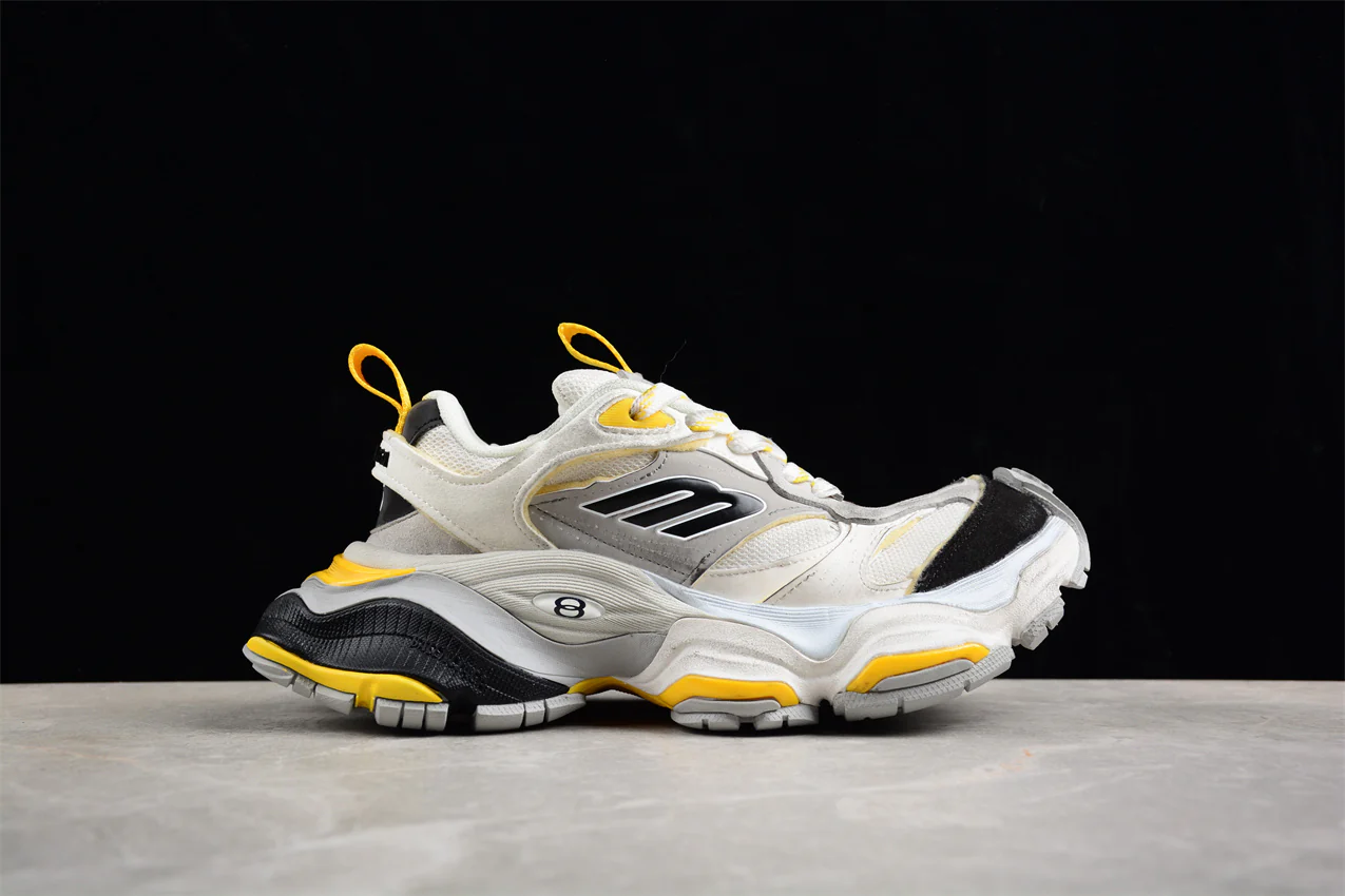 Balenciaga Cargo Sneaker 'Worn-Out - Grey Yellow' - Sneaker Replica Workshop