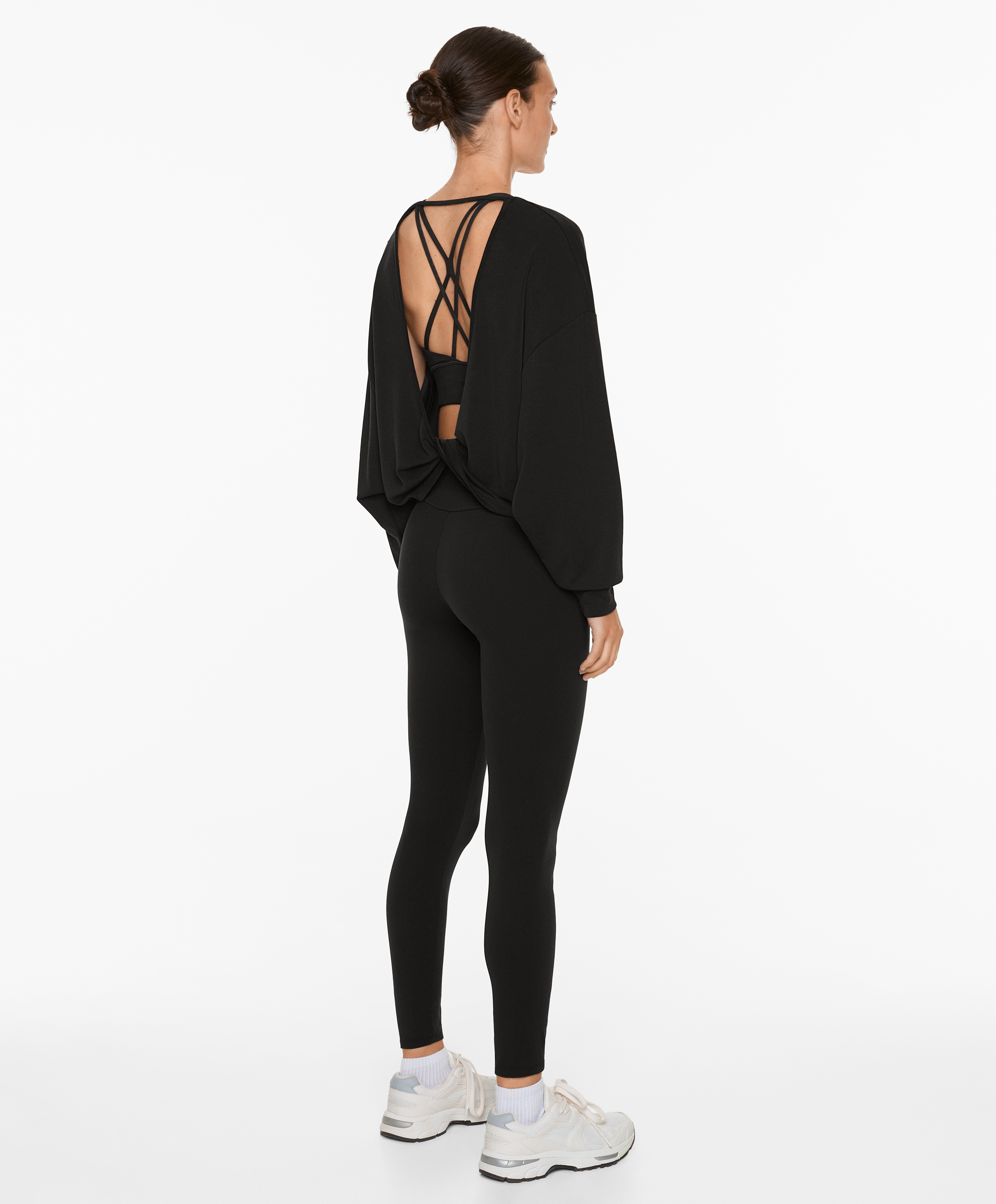 OYSHO Wrap sweatshirt with modal