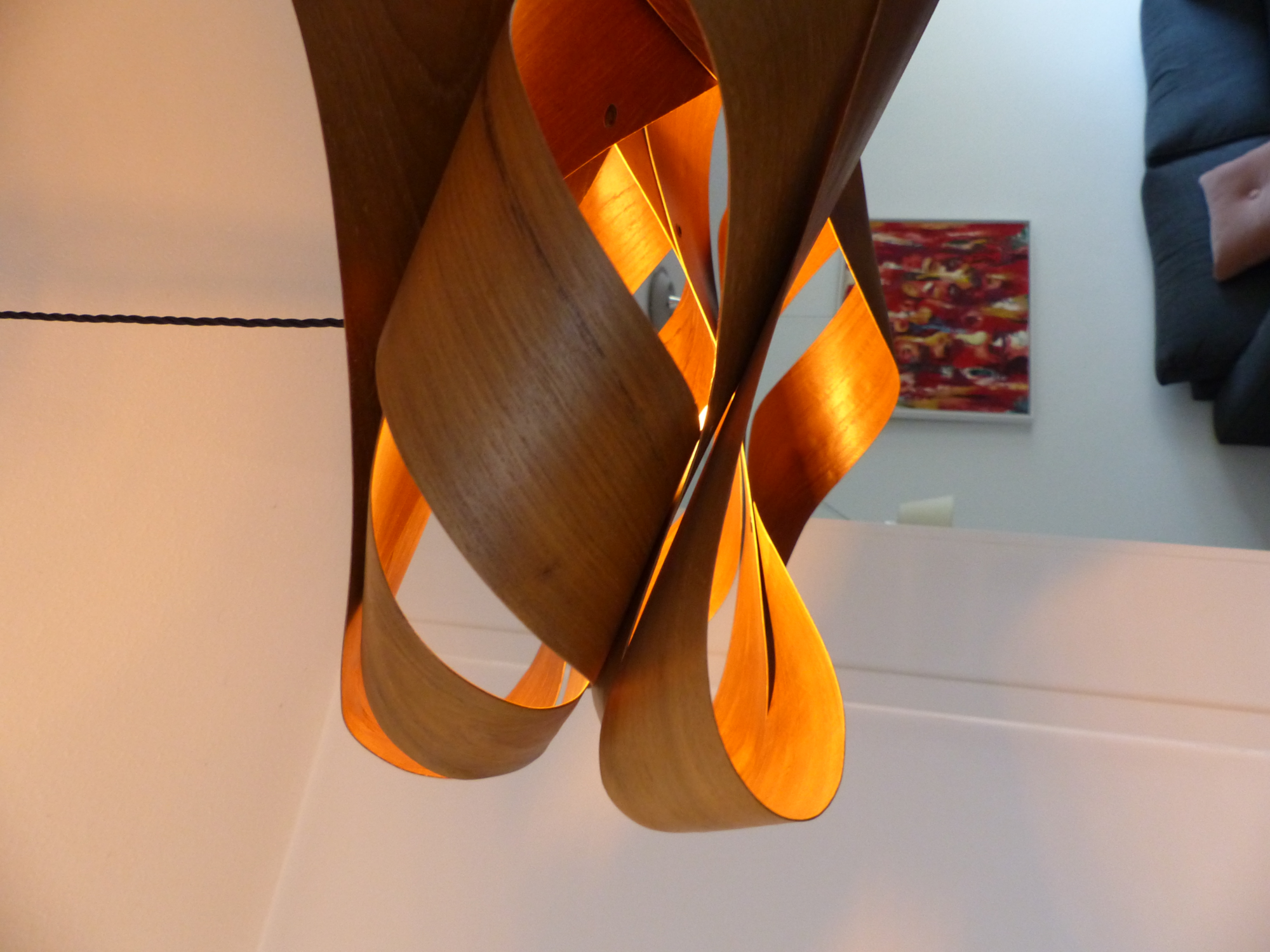 Lampenkap Swell Teak