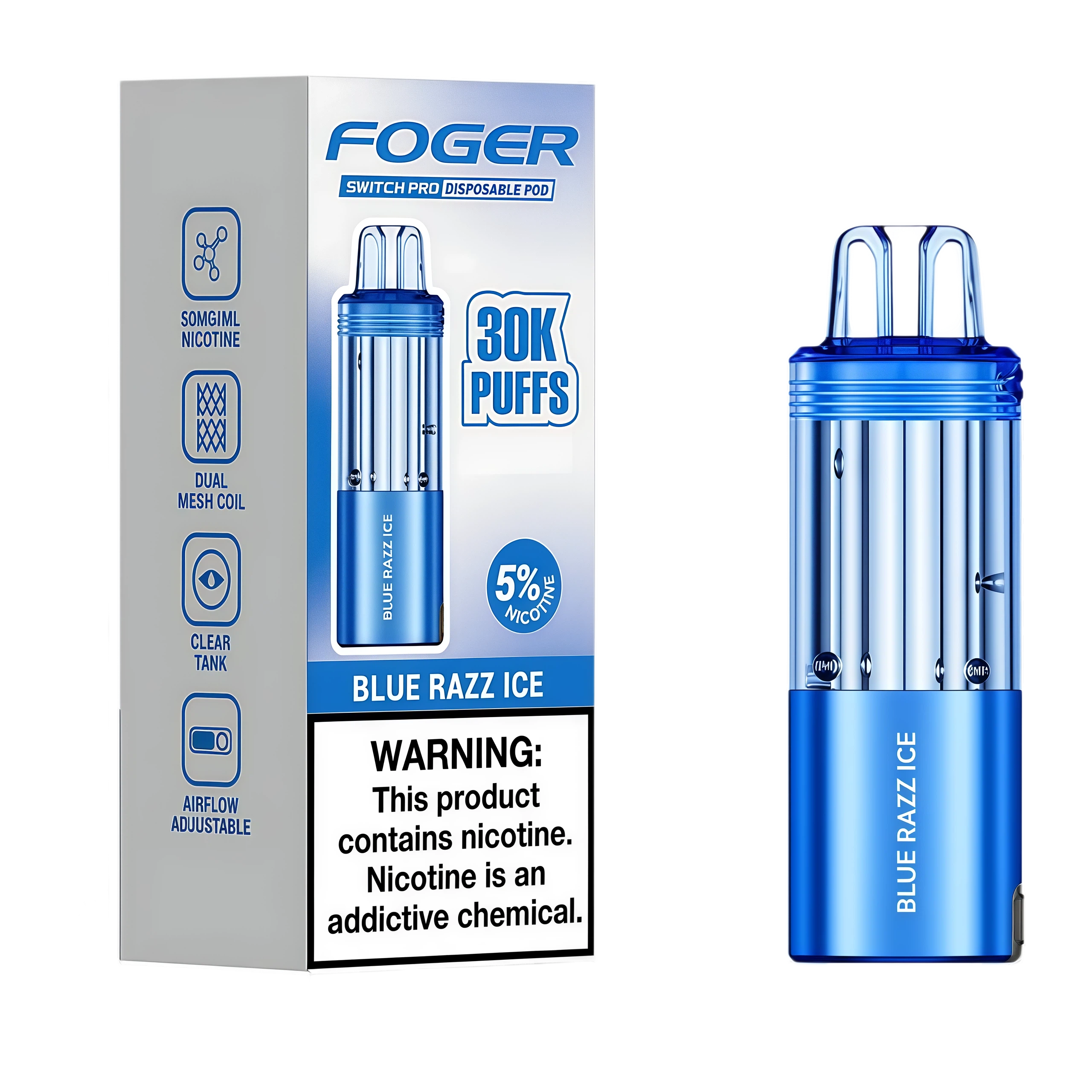 Blue Razz Ice - Foger Vapes