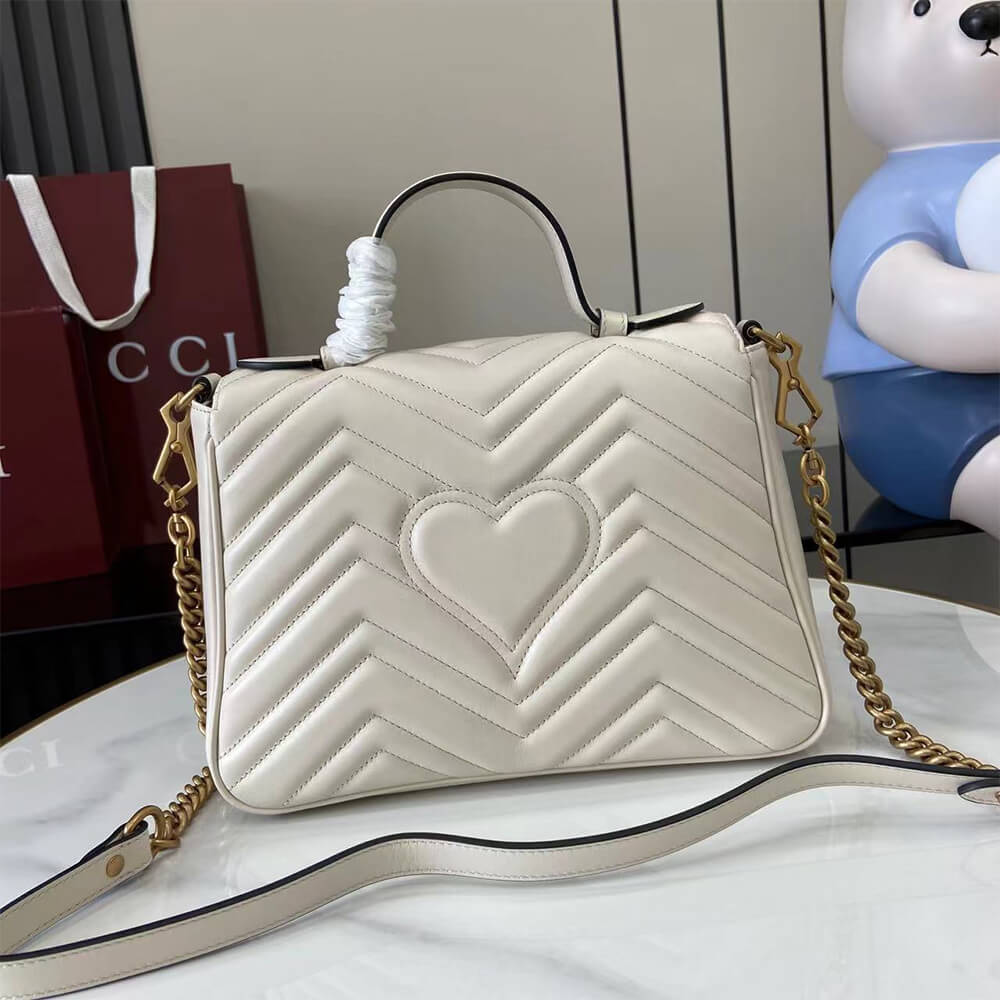 Gucci GG Marmont Small Top Handle Bag - Top Club