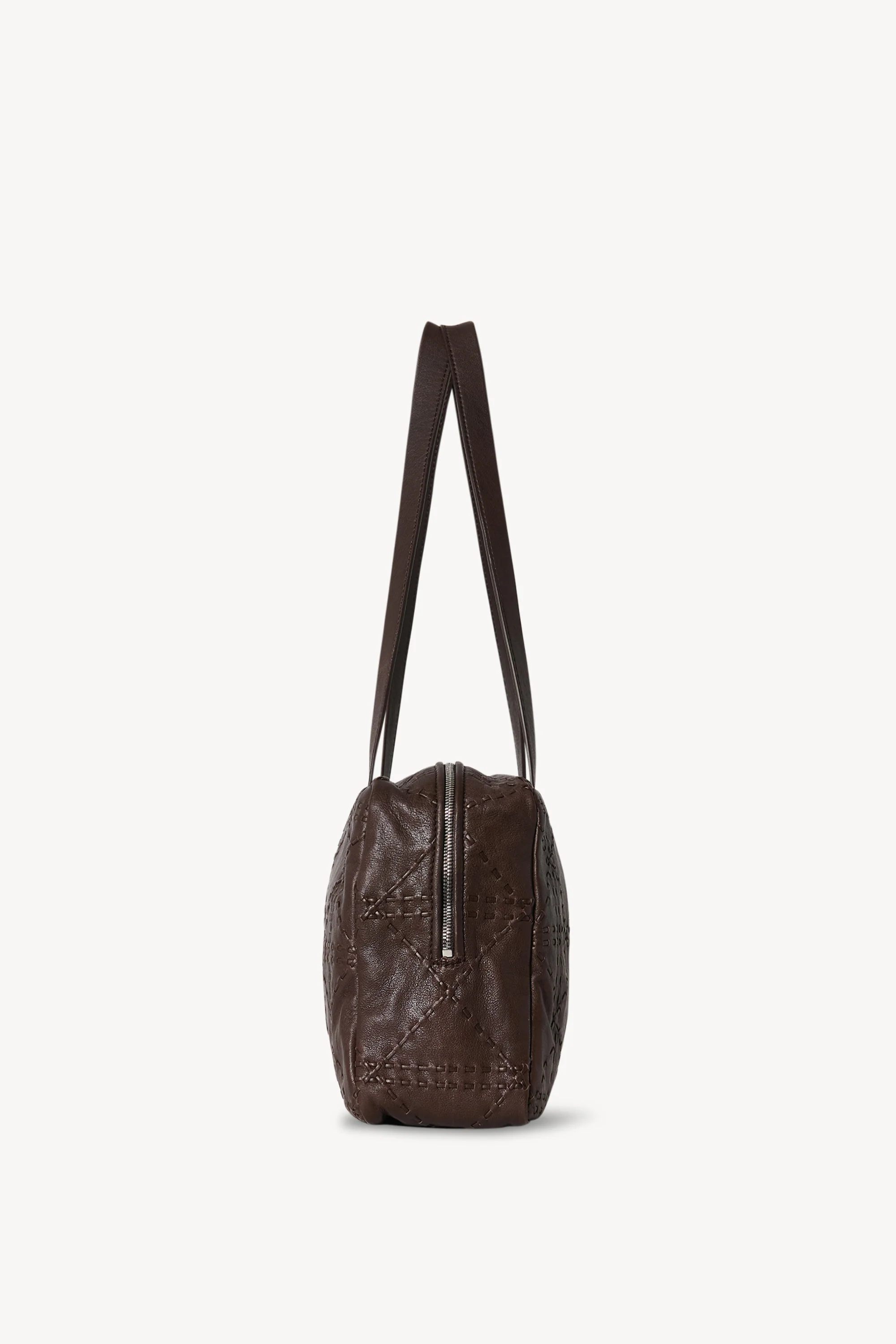 Astra Bowling Bag in Embroidered Leather - Top Club