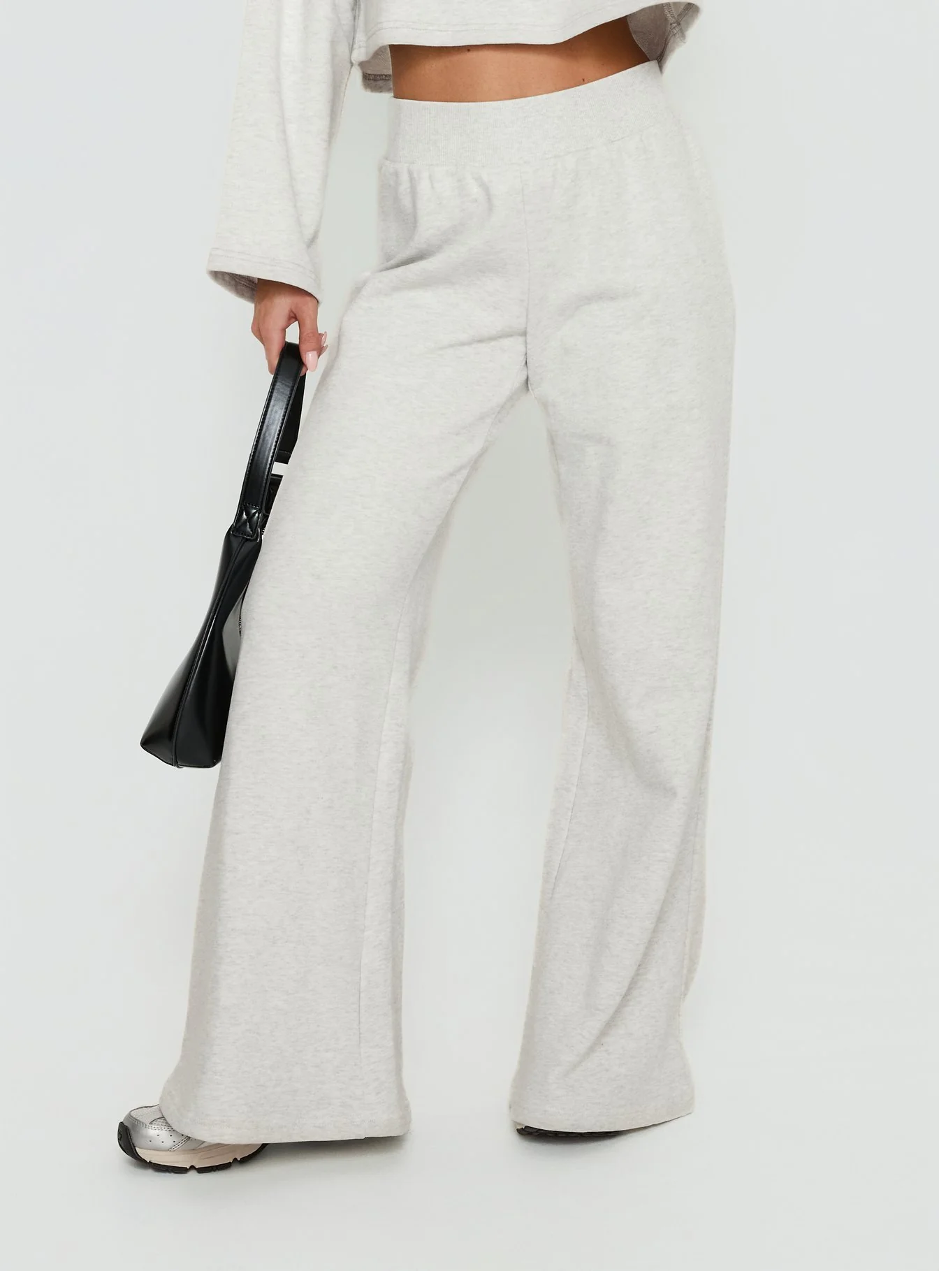 Peaks Flared Track Pants Snow Marle