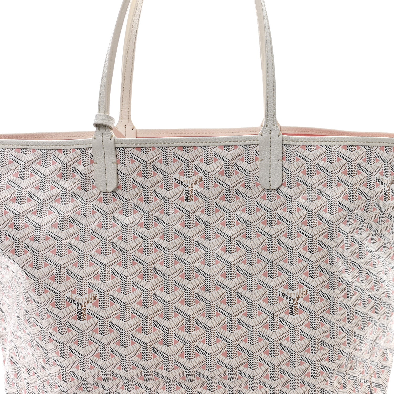 Goyardine Saint Louis Claire Voie PM White Pink - Top Club