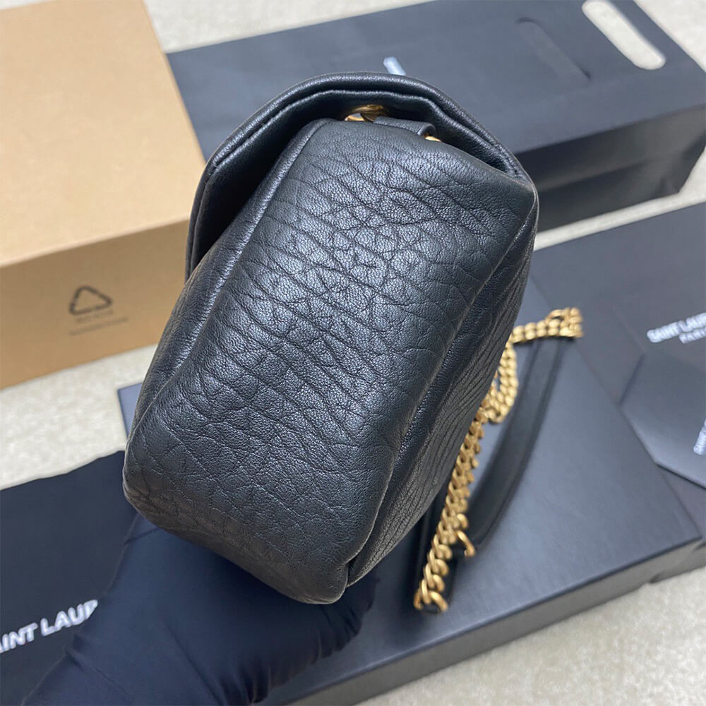 YSL calypso medium in grained lambskin - Top Club