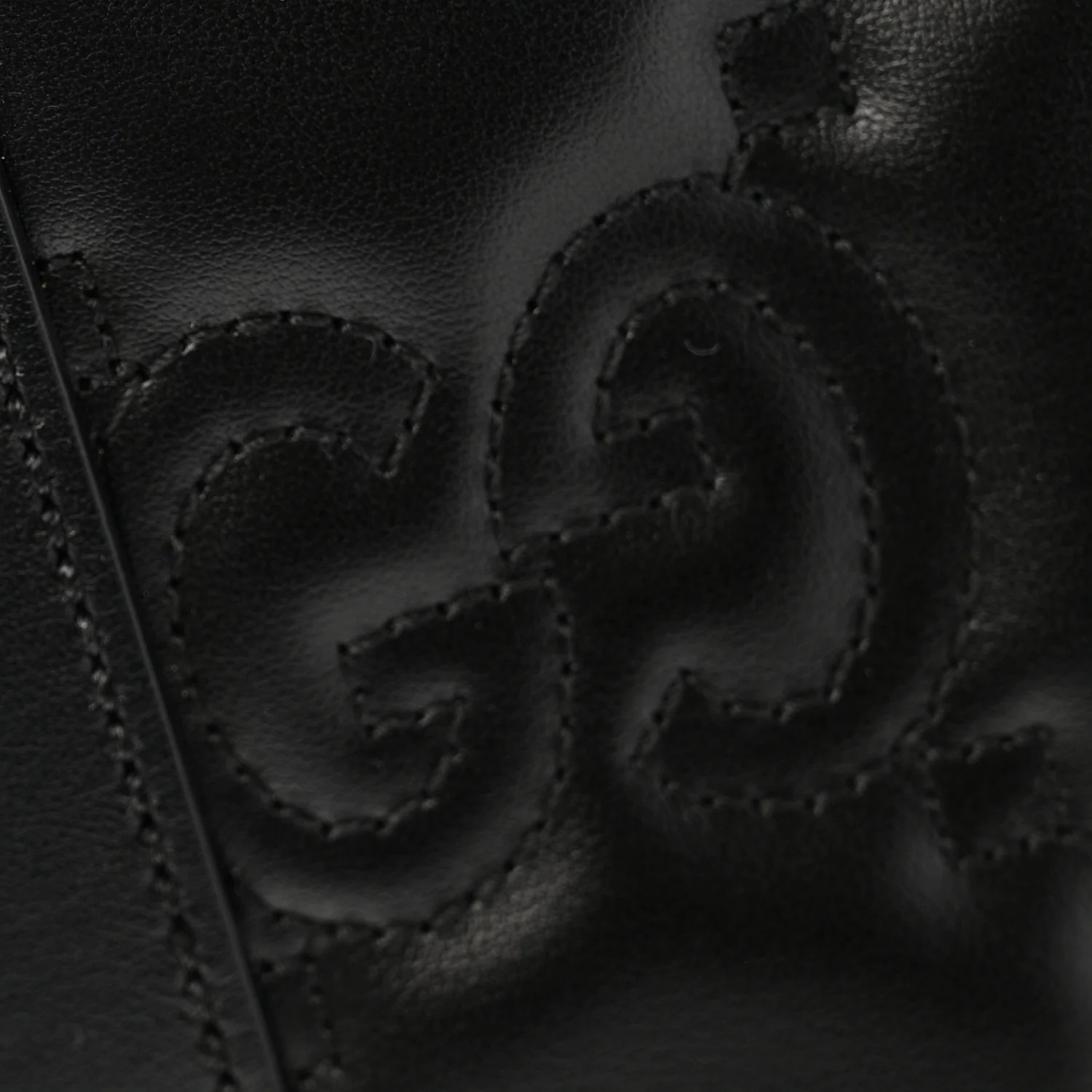 Calfskin GG Matelasse Tote Bag Black - Top Club